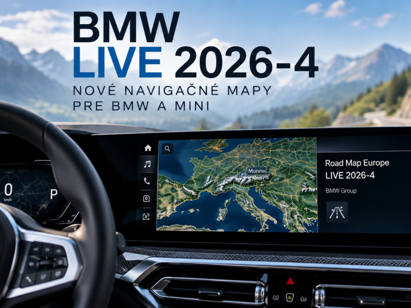 BMW LIVE 2026-4 navigačné mapy